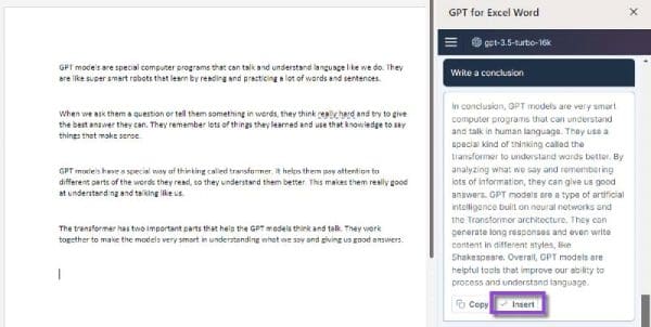3 Steps to Integrate ChatGPT into Word 7