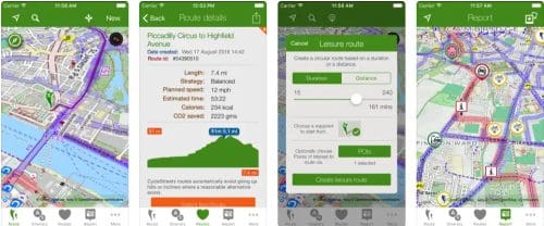 Best apps for bicycles CycleStreets journey planner