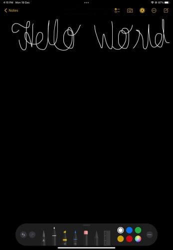 Best Note Taking Apps for iPad Apple Notes