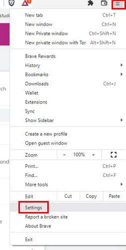 Brave Settings