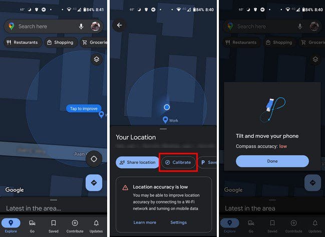 Calibrate Google Maps