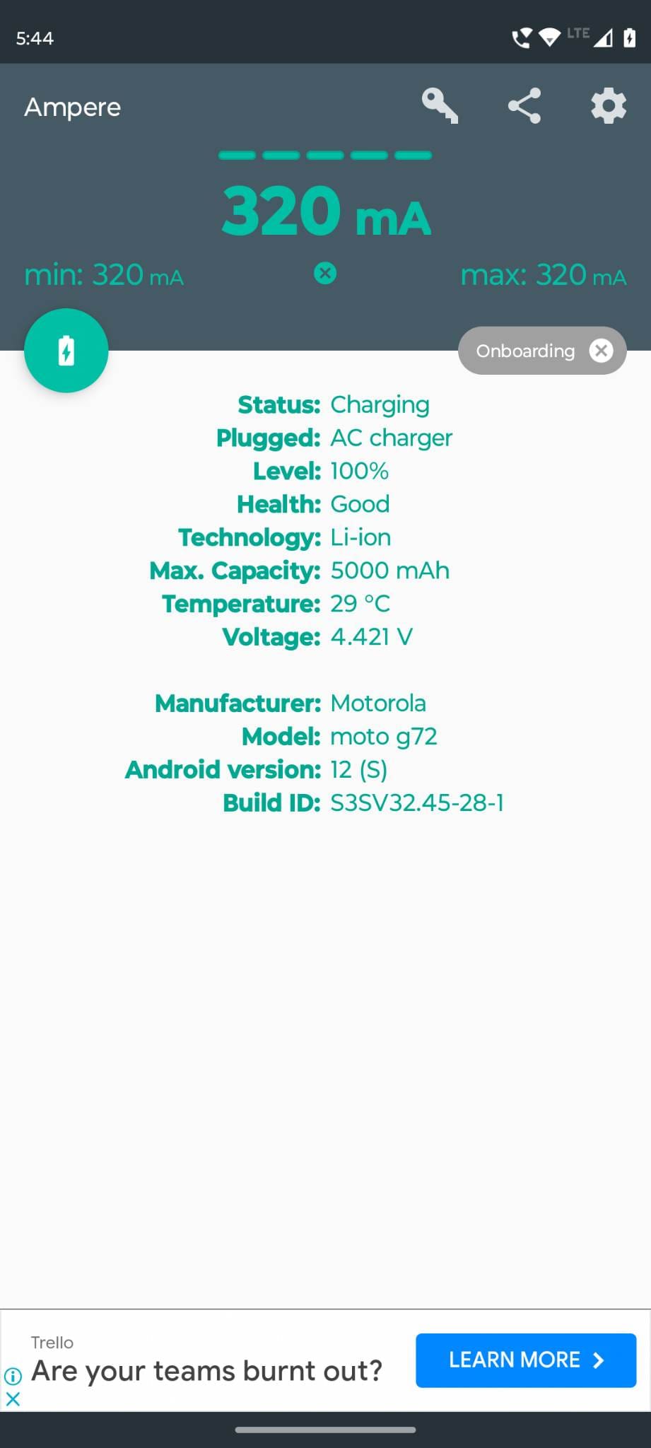 Charging phone with Xiaomi 10 watt charger