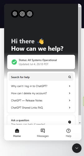 ChatGPT Help Center