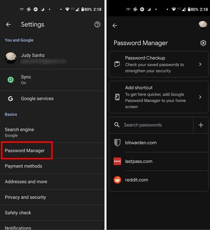 Save Passwords on Google Chrome