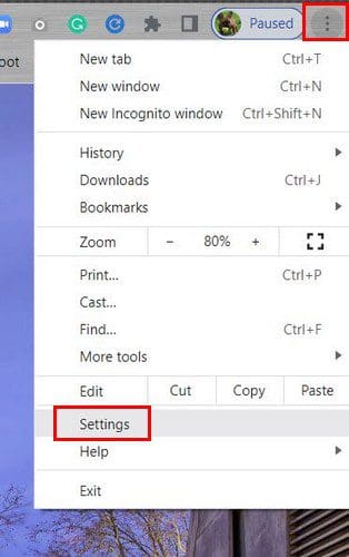 Chrome Settings