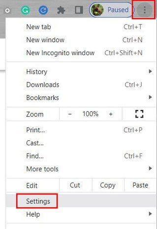 Chrome Settings