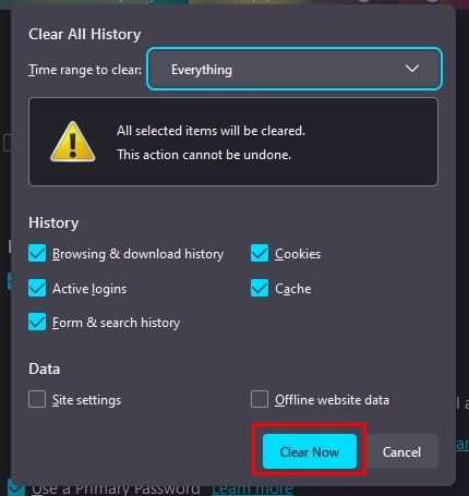 Remove Saved Information From Firefox Autofill
