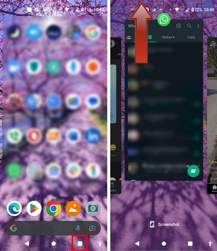 Close WhatsApp App
