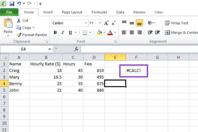 Common Microsoft Excel Formula Errors and How to Fix Them 6