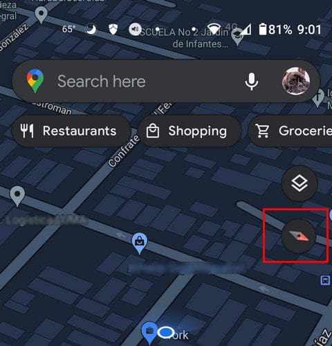 Compass Google Maps