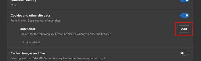 Clearing Edge cache