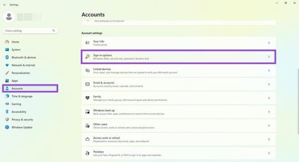 Disable and Enable PIN Codes in Windows 11 Through the Settings Menu 2