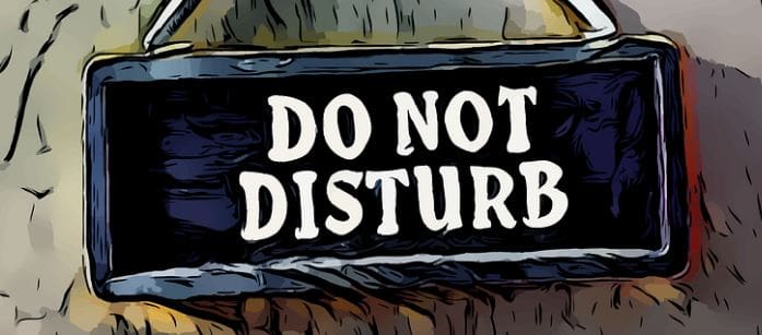 Do not disturb