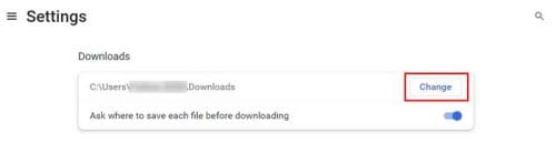 Download Folder Chrome