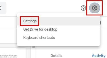 Drive Settings