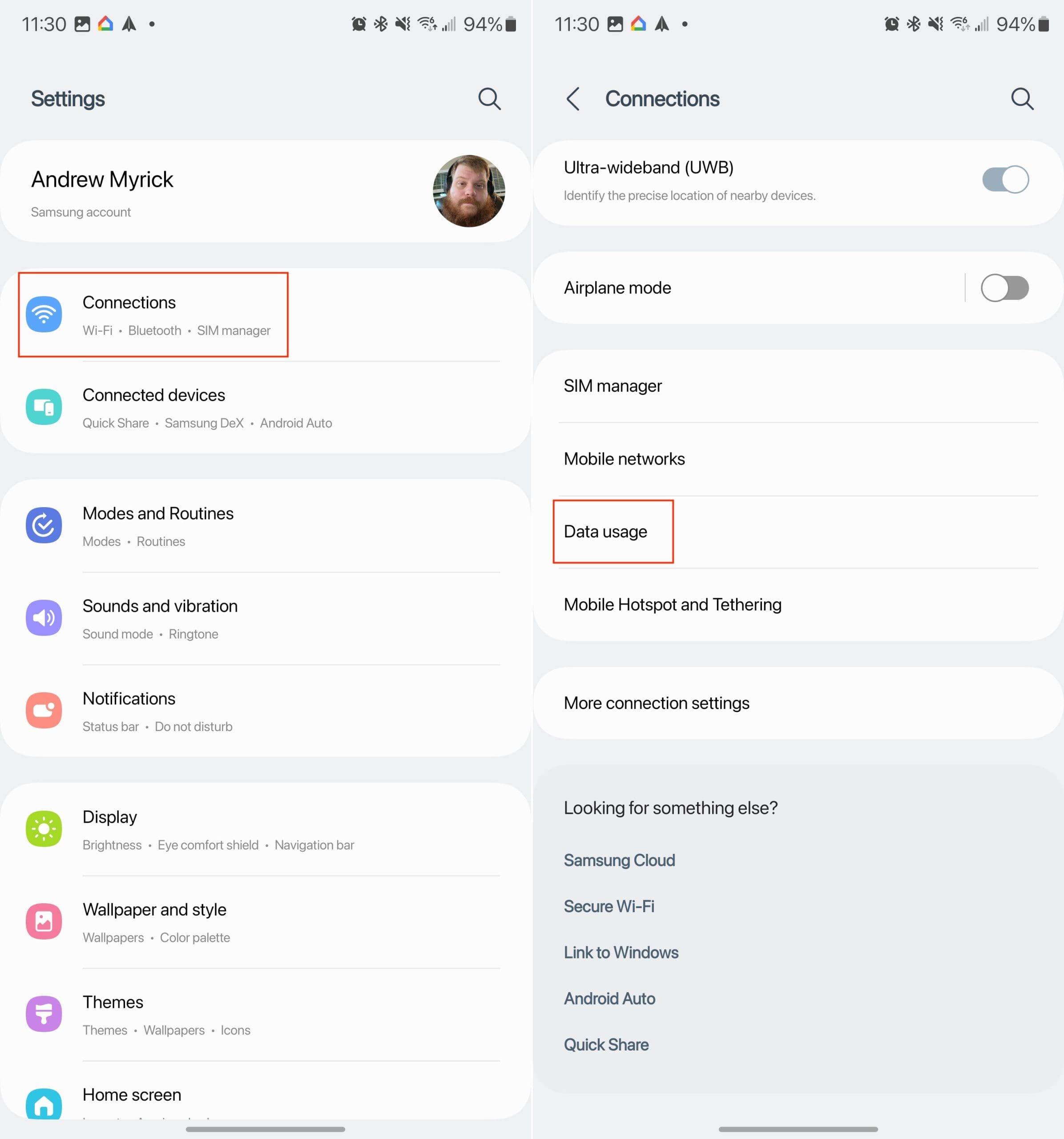 Enable or Disable Background Data on Galaxy S23 - 3