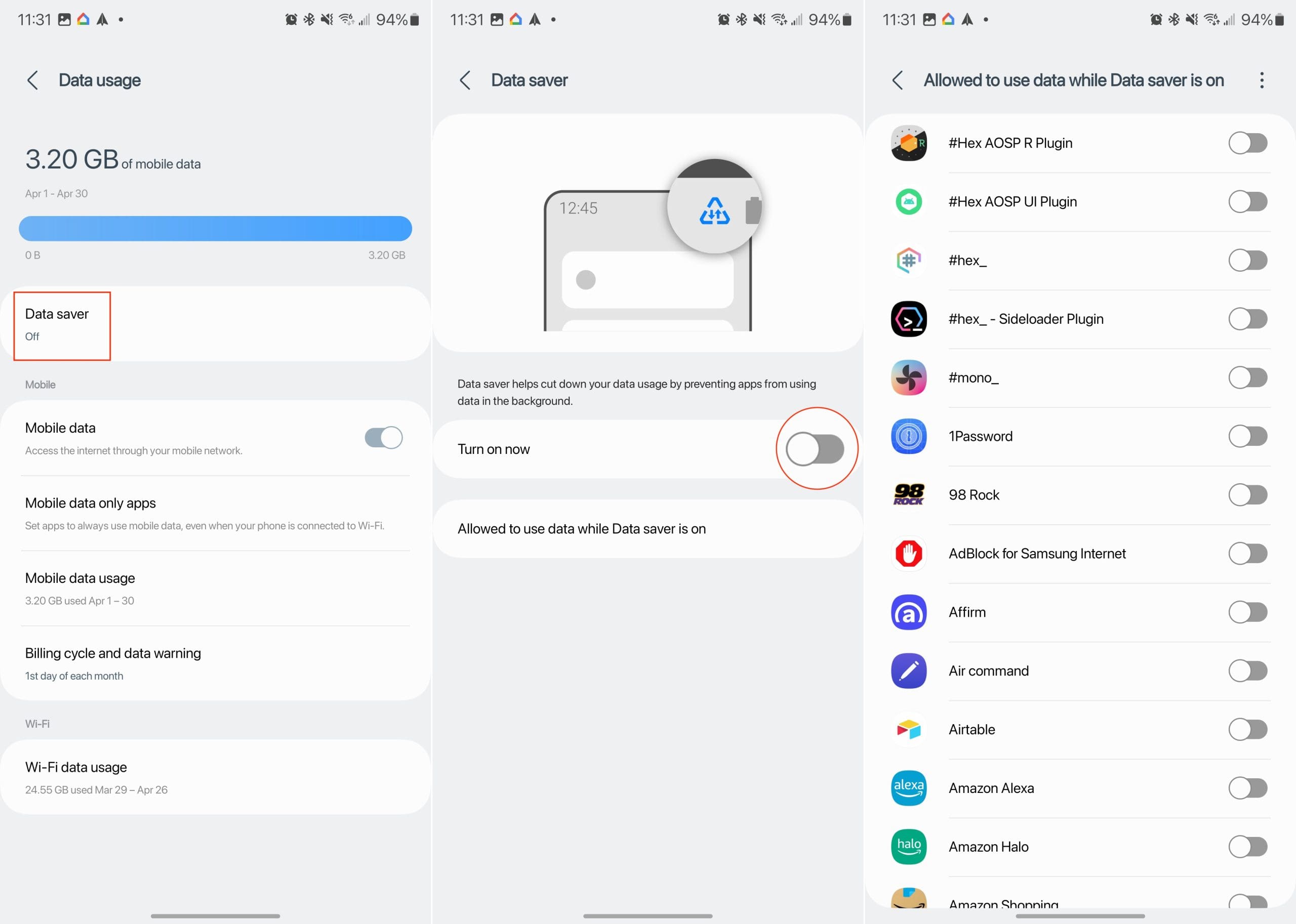 Enable or Disable Background Data on Galaxy S23 - 4