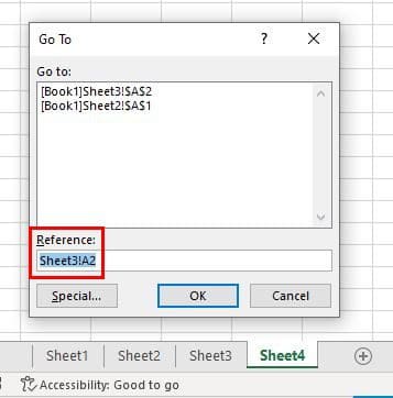 Excel Sheet Reference