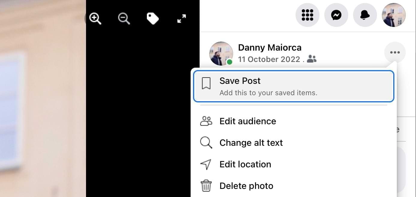 Edit your profile picture settings on Facebook