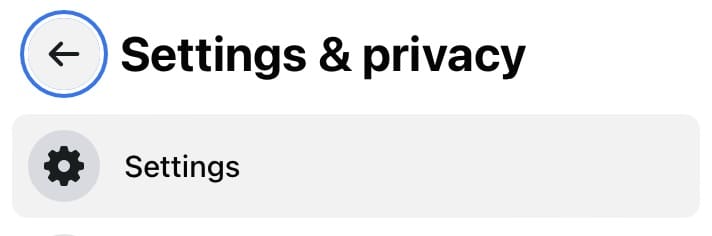 Facebook Settings + Privacy