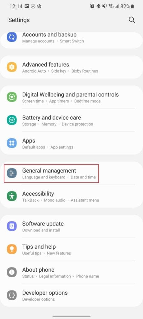 Factory Reset Galaxy S21 1