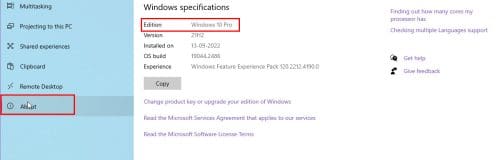 Finding out the windows 11 edition of your PC for reinstall Windows 11