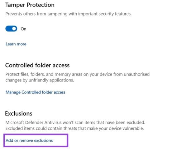 Fix 5. Adjust Your Security Settings 4