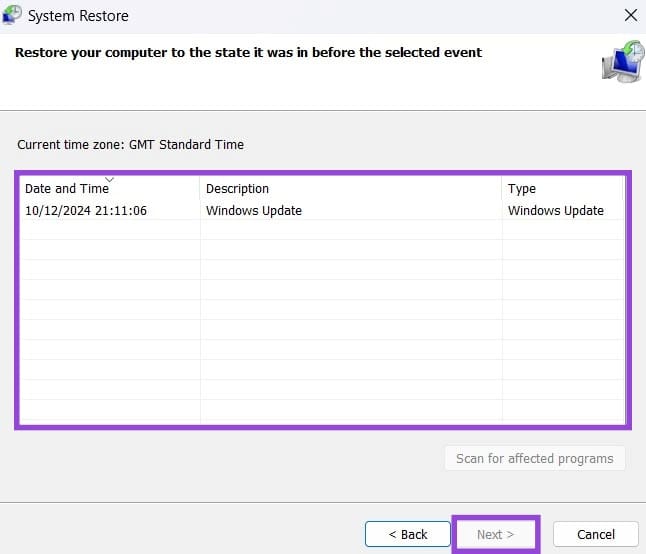 Fixes for a Corrupt Windows Update 13