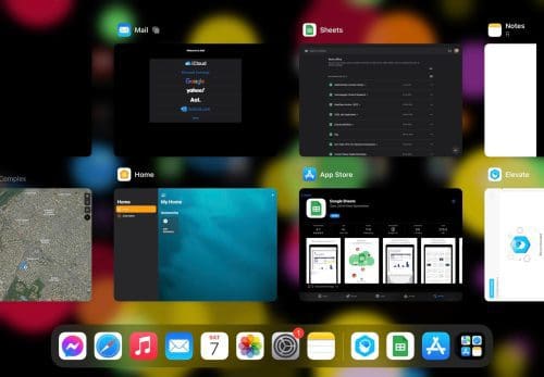 Getting App Switcher Using iPad Gestures