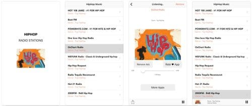 Hip hop music app Hip Hop Radio Stations