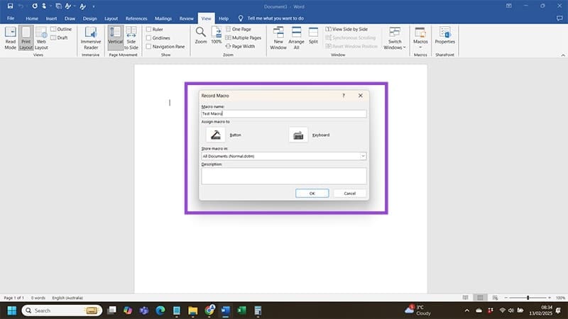 How to Create a Macro in Word 2