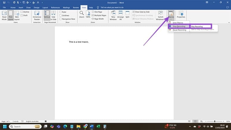 How to Create a Macro in Word 4