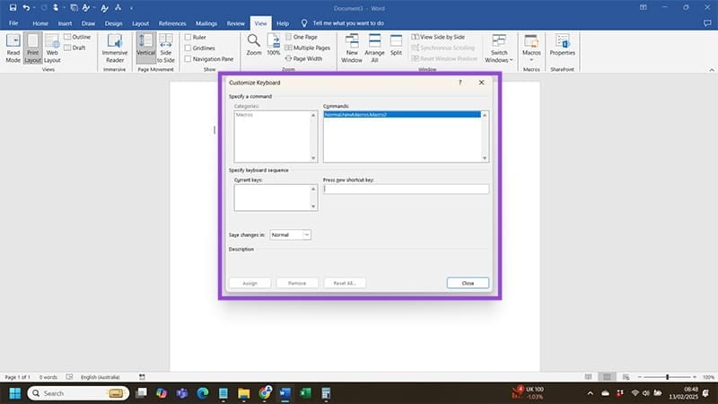 How to Create a Macro in Word 6