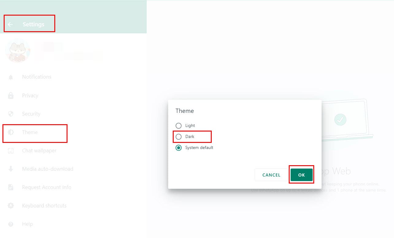 How to Enable Dark Mode on WhatsApp on the Web