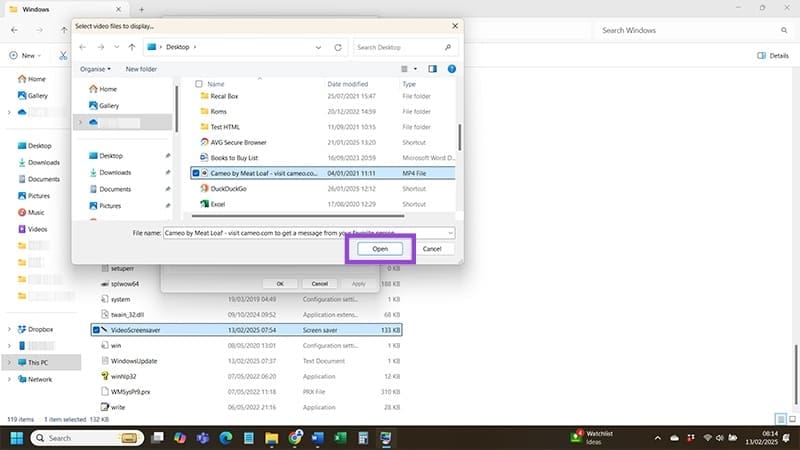 How to Set a Video as Your Screen Saver 11