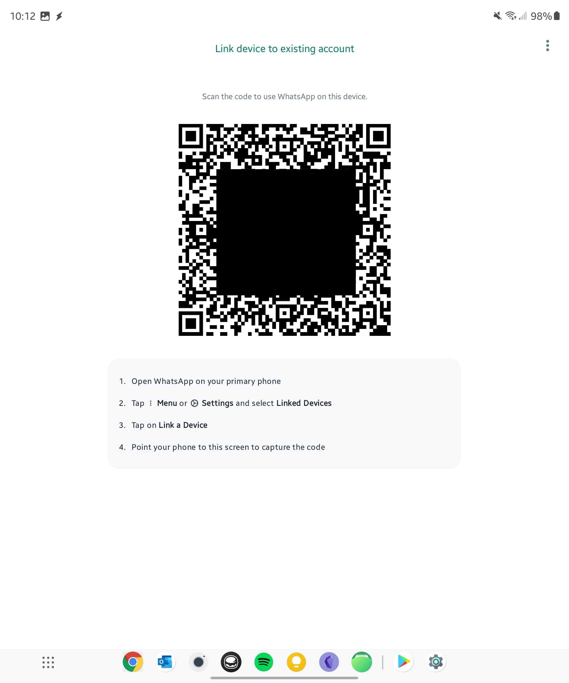 How to sign into WhatsApp on Multiple Devices - 4