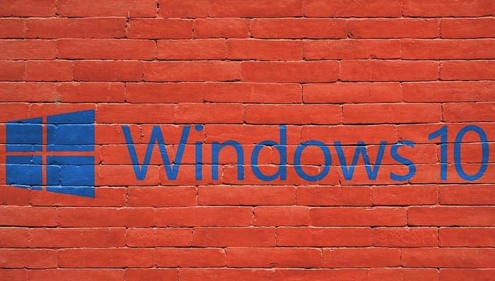 Windows 10 Header
