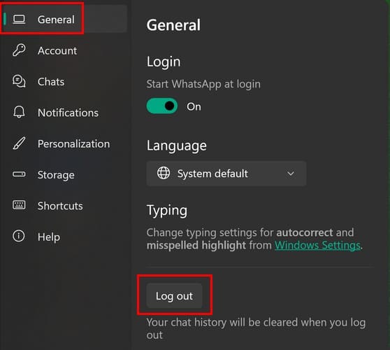 Log Out of WhatsApp