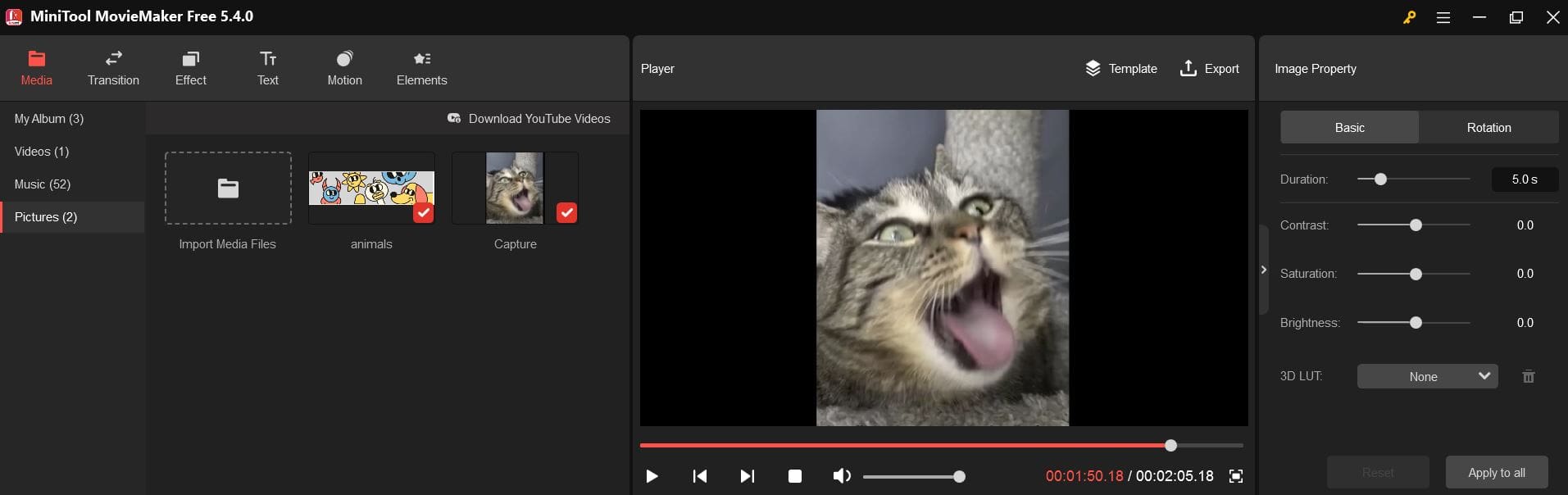 MiniTool MovieMaker Edit Video