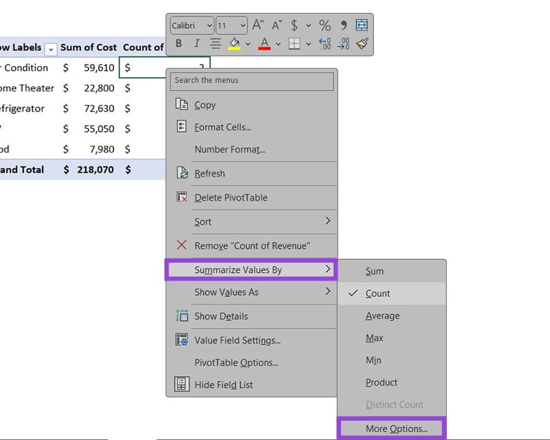 My Pivot Table Isnt Working 3