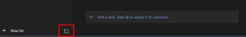 New Group Button To-Do