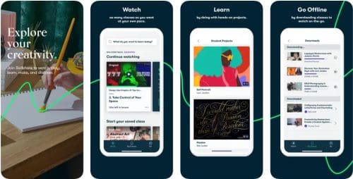 Passion project apps Skillshare - Online Classes