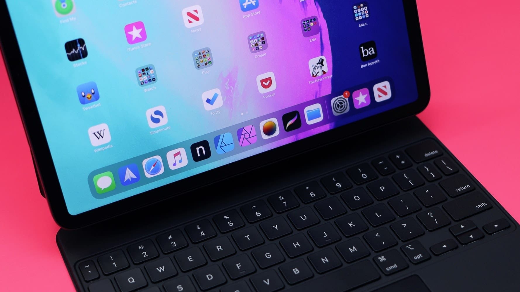Connecting iPad Trackpad Keyboards