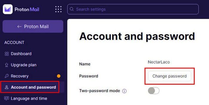 ProtonMail Password