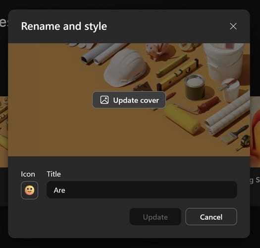 Rename and style Loop workspaces