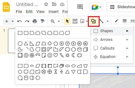 Shapes Google Slides