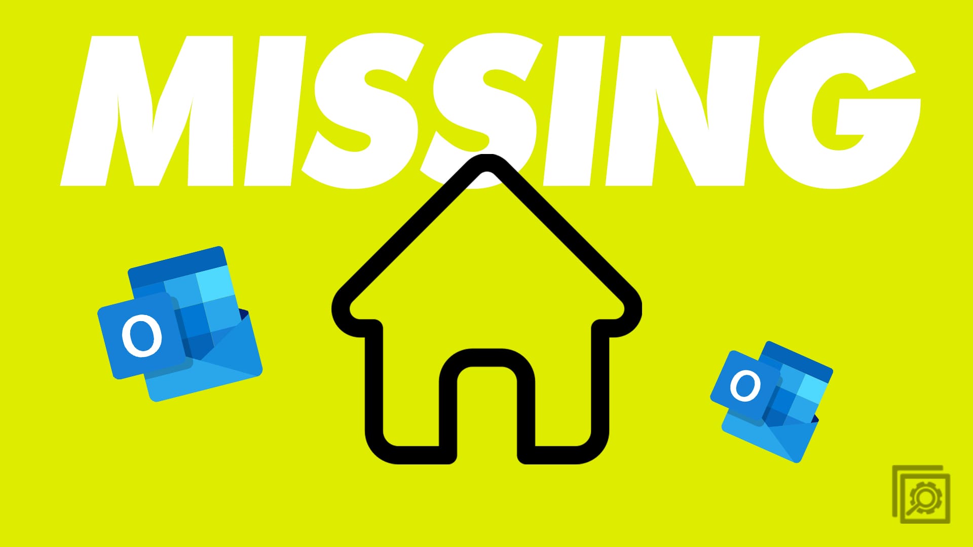 Outlook Home Missing Header
