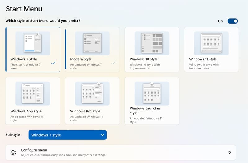 Things That Start11 Does Better Than the Windows 11 Taskbar 3