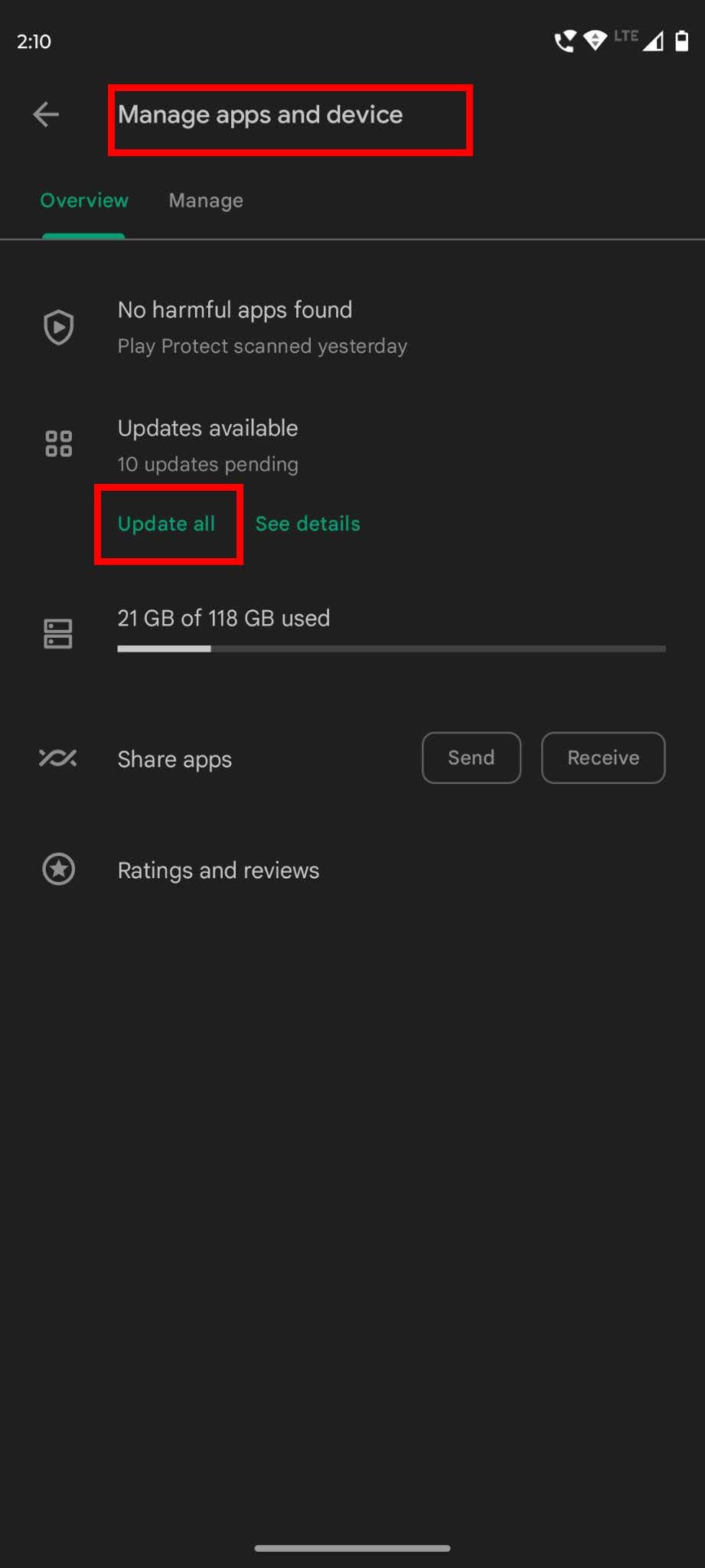 Update Facebook app