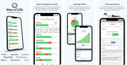 Way of Life habit tracker app